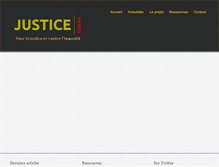 Tablet Screenshot of justice-guinee.org